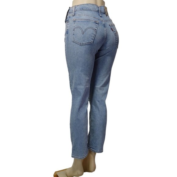 Levi's High Rise Wedgie Straight Jeans Women's Size 27 - Picture 8 of 14